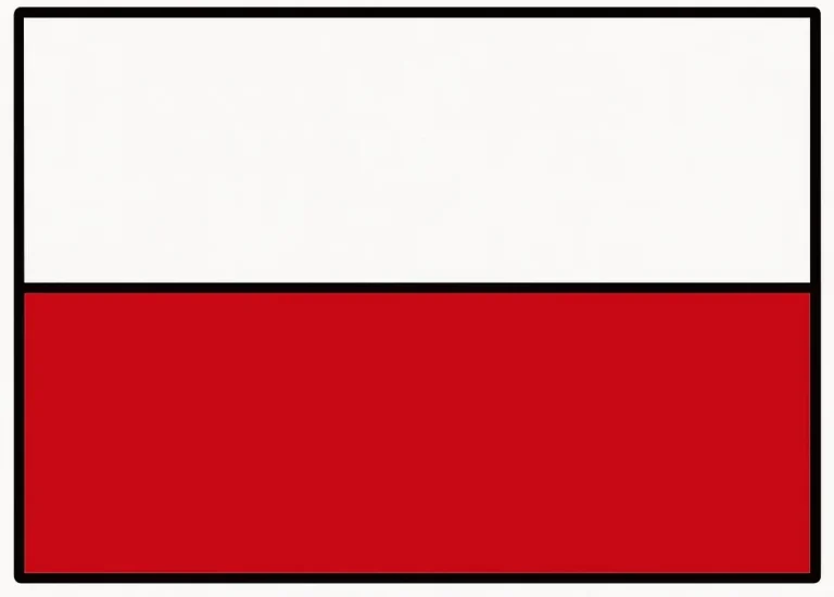 Monaco flag coloring page